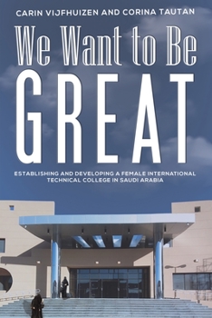 Paperback We Want to Be Great Book