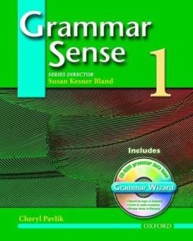 Paperback Grammar Sense 1 [With CDROM] Book