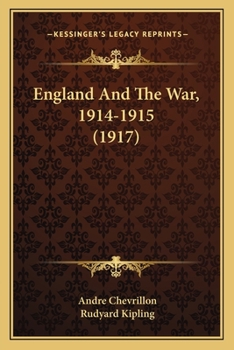 Paperback England And The War, 1914-1915 (1917) Book