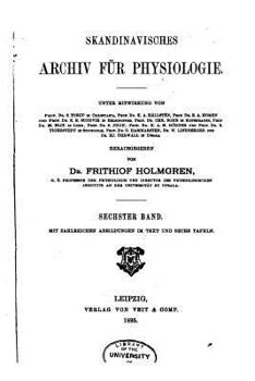 Paperback Skandinavisches Archiv Fur Physiologie [German] Book