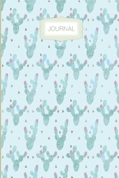 Journal: Cactus Dotted Grid Bullet Notebook, Succulent Dot Grid Journal Gift Notebook, 6x9 Notebook, 110 Pages, Journal For Work