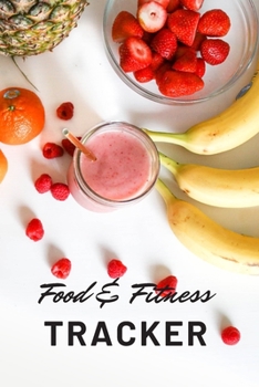 Paperback Food & Fitness Tracker Book