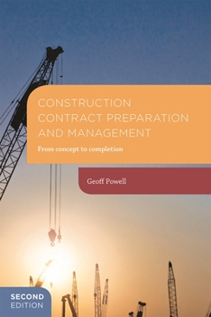 Paperback Construction Contract Preparation and Management: From Concept to Completion Book
