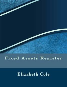 Paperback Fixed Assets Register Book