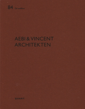 Paperback Aebi & Vincent Architectes: de Aedibus [German] Book