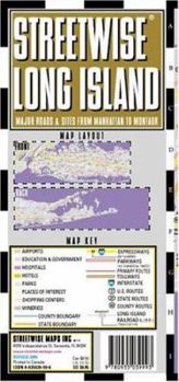 Map Streetwise Long Island Laminated Regional Road Map Book