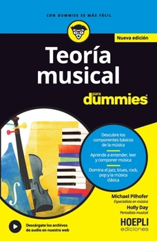 Paperback Teoría musical para Dummies [Spanish] Book