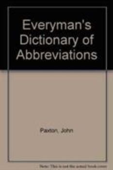 Hardcover Everyman's Dictionary of Abbreviations Book