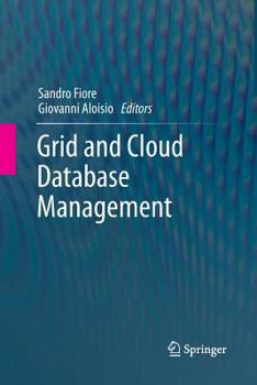 Paperback Grid and Cloud Database Management Book