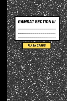 GAMSAT Section 3 Flashcards : Create Your Own Science Flash Cards for Section 3. Includes Spaced Repetition and Lapse Tracker (200 Cards)