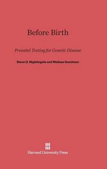 Hardcover Before Birth: Prenatal Testing for Genetic Disease Book