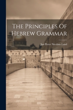 Paperback The Principles Of Hebrew Grammar Book
