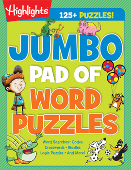 Paperback Jumbo Pad of Word Puzzles Book
