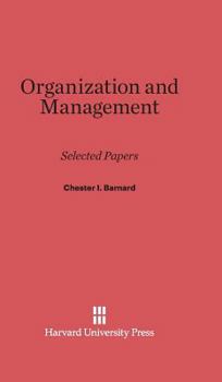 Hardcover Organization and Management Book