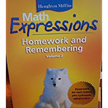 Paperback Math Expressions: Hmewk&rembr Consm L4 V2 Book
