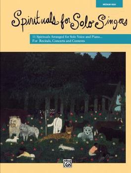 Paperback Spirituals for Solo Singers: Medium High Voice Book