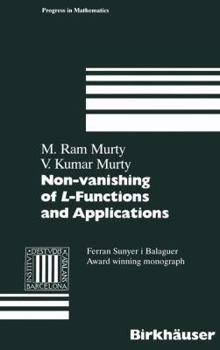 Paperback Non-Vanishing of L-Functions and Applications Book