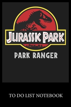 Paperback Jurassic Park Park Ranger: To Do & Dot Grid Matrix Checklist Journal, Task Planner Daily Work Task Checklist Doodling Drawing Writing and Handwri Book