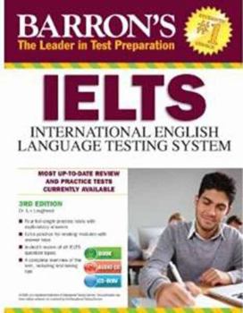 Paperback Barron's Ielts with Audio CDs [With 2 CDs] Book
