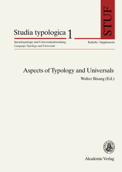 Paperback Aspects of Typology and Universals [German] Book
