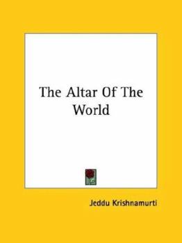 Paperback The Altar Of The World Book
