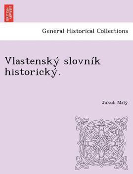 Paperback Vlastenský slovník historický. [Swedish] Book