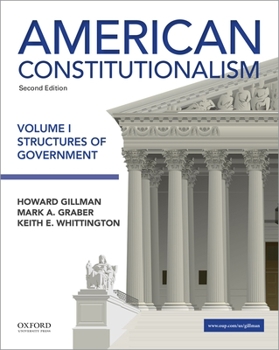 Paperback American Constitutionalism: Volume I: Structures of Government Book