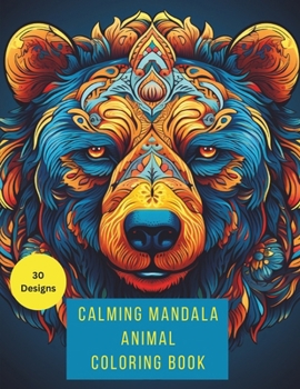 Paperback Relaxing Animal Adult Coloring Book