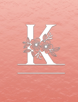 K: Monthly Planner January 1, 2020 - December 31, 2020, 67 Pages, Soft Matte Cover, 8.5 x 11