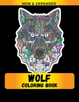 Paperback Wolf Coloring Book: Coloring Book for Adults Relaxation Book