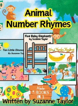 Hardcover Animal Number Rhymes Book