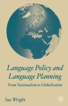 Paperback Language Policy and Language Planning: From Nationalism to Globalisation Book