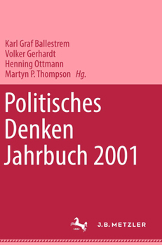 Hardcover Politisches Denken. Jahrbuch 2001 [German] Book