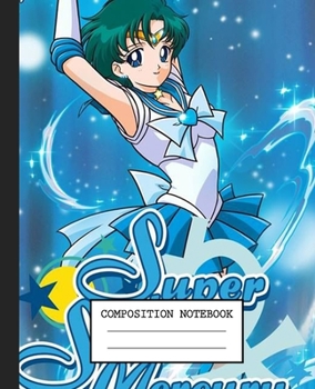 Notebook: Anime Japan Sailor Moon Soft Glossy Cover Graph Paper Pages Book 7.5 x 9.25 Inches 110 Pages