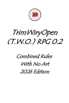 Paperback T.W.O. RPG - Combined - No Art Book