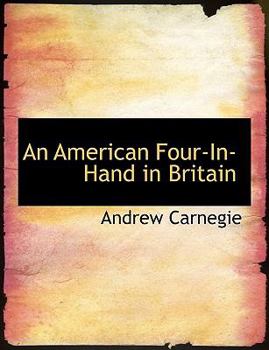 Paperback An American Four-In-Hand in Britain Book