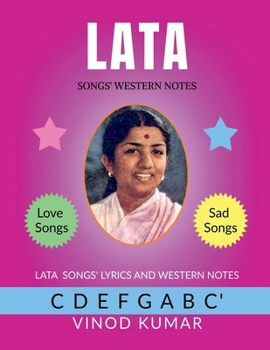 Paperback LATA Songs Western Notes: Lata Songs Lyrics in English and Western Notes of the Songs Book