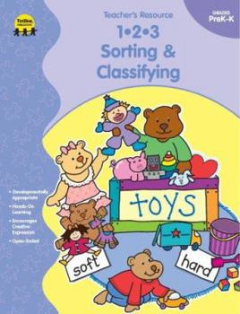 Paperback 1-2-3 Sorting and Classifying Book