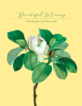 Paperback Beautiful Memory: notebooks and journals, Lined Paper, 110 Sheets (8.5x11 in) Book