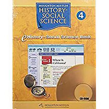 Hardcover Houghton Mifflin Social Studies California: Estudent Edition CD-ROM Level 1 4 2007 Book