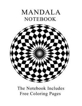 Paperback Mandala Notebook: With Free 7 Mandala Coloring Pages Book