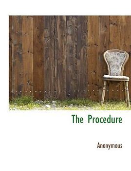 Paperback The Procedure Book
