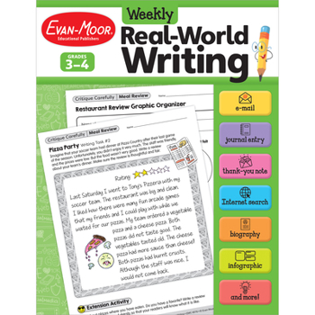 Paperback Weekly Real-World Writing, Grades 3-4-Ls Cpq Book