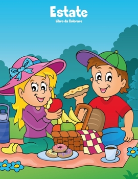Paperback Estate Libro da Colorare 1 [Italian] Book