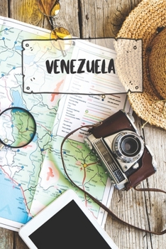 Venezuela: Liniertes Reisetagebuch Notizbuch oder Reise Notizheft liniert - Reisen Journal für Männer und Frauen mit Linien (German Edition)