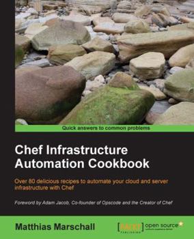 Paperback Chef Infrastructure Automation Cookbook Book