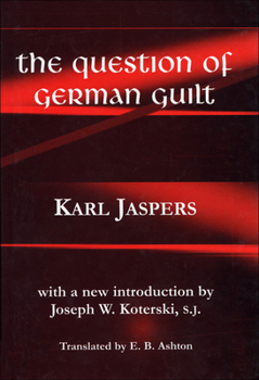 Paperback Question of German Guilt Book