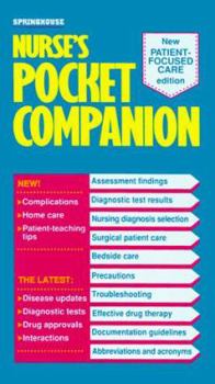 Paperback Nurse's Pocket Companion Book