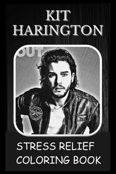 Paperback Stress Relief Coloring Book: Colouring Kit Harington Book