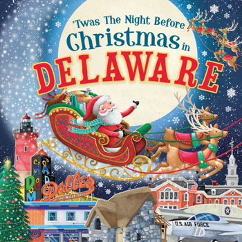 Hardcover 'Twas the Night Before Christmas in Delaware Book